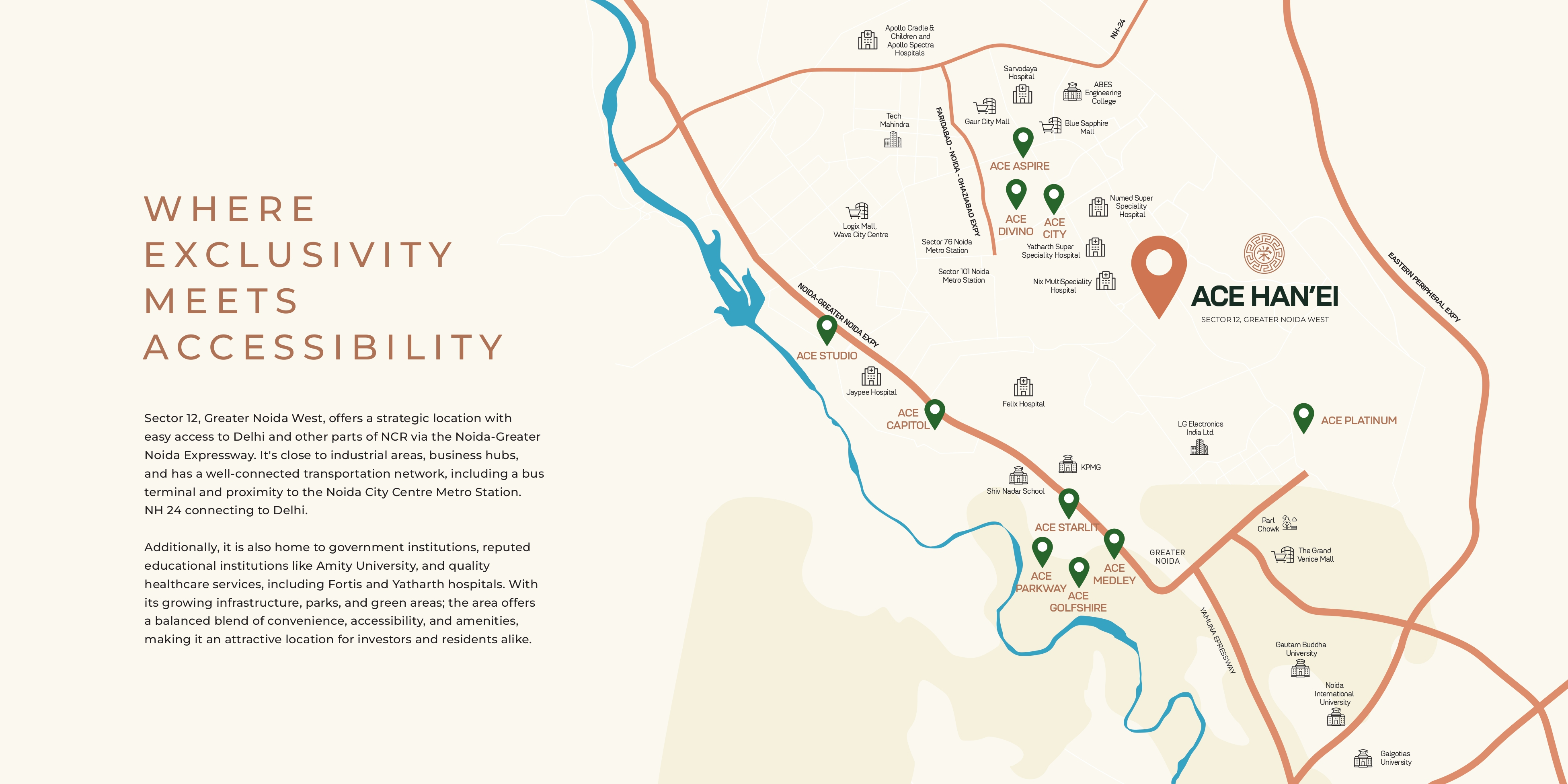 Ace Hanei Location Map